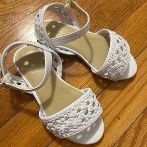 Toddler girls white sandals Janie and Jack